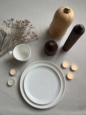 Тарелка Tkano Набор из двух тарелок белого цвета из коллекции kitchen spirit, 21 см арт. TK22-TW_PL0002