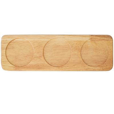 Чаша ЯЯЯ Набор из 3 чаш на деревянной подставке soft ripples, dual glazing, 200 мл арт. LJ000021