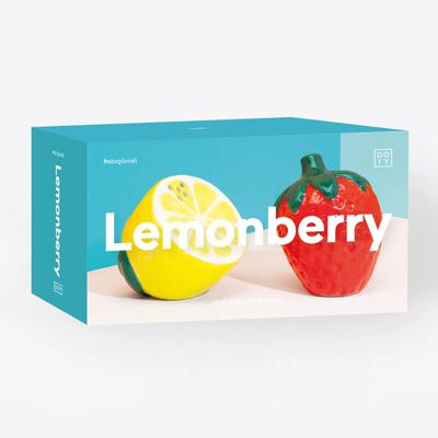 Набор посуды Doiy Набор из солонки и перечницы lemonberry арт. DYSPEFMSL