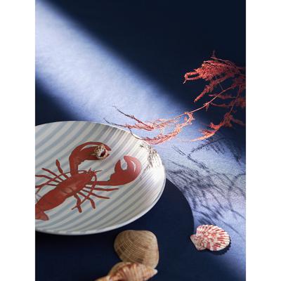 Тарелка Tkano Набор из четырех тарелок aquarium из коллекции sea treasures, D21,5 см арт. TK24-TW_PL0003