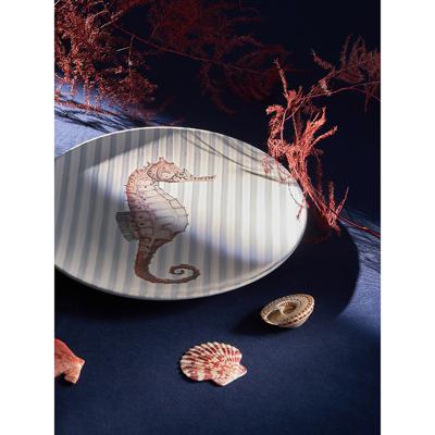 Тарелка Tkano Набор из четырех тарелок aquarium из коллекции sea treasures, D21,5 см арт. TK24-TW_PL0003