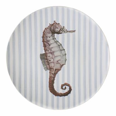 Тарелка Tkano Набор из четырех тарелок aquarium из коллекции sea treasures, D21,5 см арт. TK24-TW_PL0003