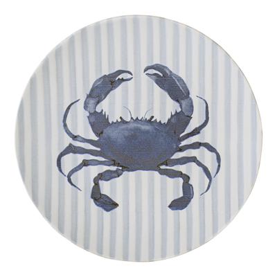 Тарелка Tkano Набор из четырех тарелок aquarium из коллекции sea treasures, D21,5 см арт. TK24-TW_PL0003