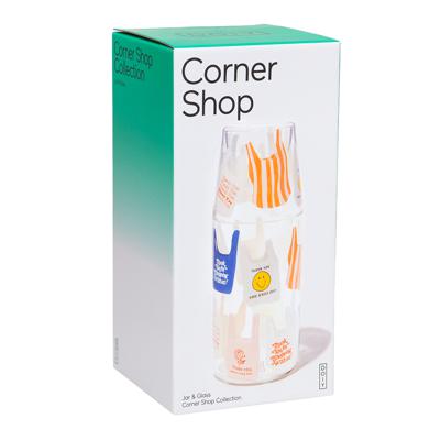 Графин Doiy Набор из графина и стакана corner shop, thank you bag арт. DYJGLCSBA