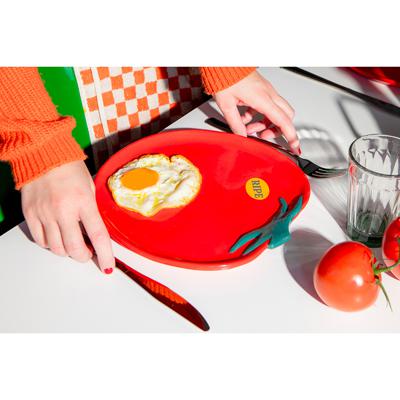 Набор посуды Doiy Тарелка сервировочная tomato, D24 см арт. DYPLAFMTOM