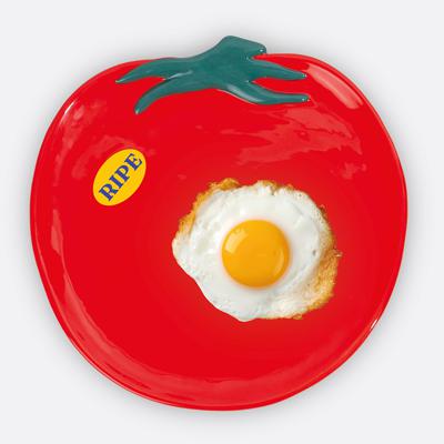 Набор посуды Doiy Тарелка сервировочная tomato, D24 см арт. DYPLAFMTOM