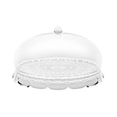 Набор посуды Guzzini Блюдо сервировочное с крышкой vanity, D30 см, прозрачное арт. 131801SAR00