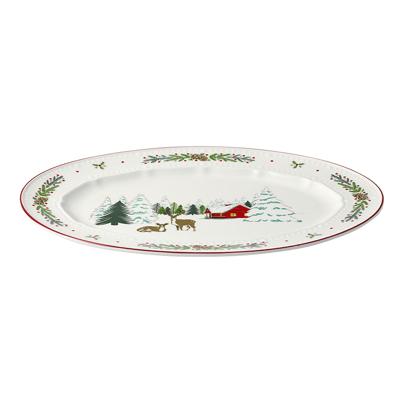 Набор посуды Tkano Блюдо сервировочное nordic winter из коллекции new year essential, 34,6х24 см арт. TK25-NY_SRV0001
