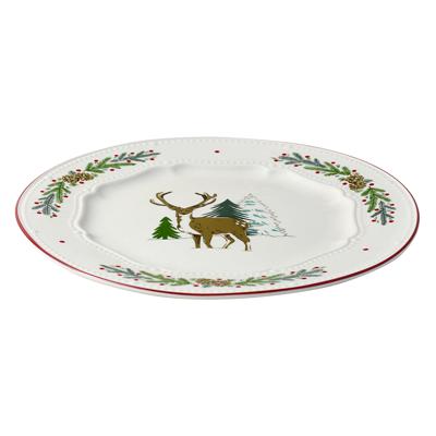 Тарелка Tkano Набор из четырех тарелок nordic winter из коллекции new year essential, D23 см арт. TK25-NY_PL0002