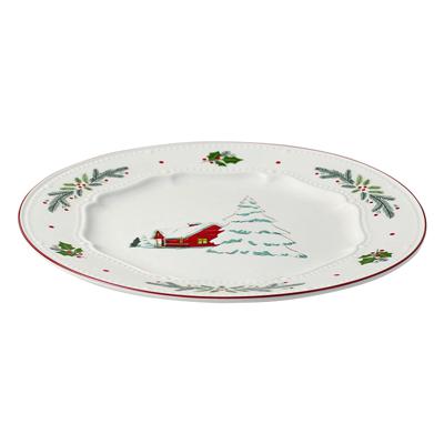 Тарелка Tkano Набор из четырех тарелок nordic winter из коллекции new year essential, D23 см арт. TK25-NY_PL0002