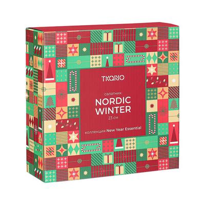 Набор посуды Tkano Салатник nordic winter из коллекции new year essential, D23 см арт. TK25-NY_SRV0004