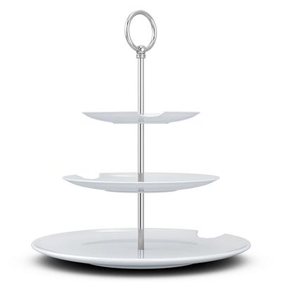 Набор посуды Tassen Этажерка food-tempel, 3 яруса, D15/20/28 см арт. T02.36.01