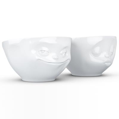 Чаша Tassen Набор чаш grinning & kissing, 200 мл, белый, 2 шт. арт. T01.22.01