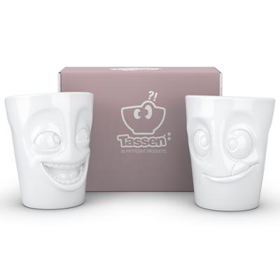 Кружка Tassen Набор кружек joking & tasty, 350 мл, белый, 2 шт. арт. T01.29.01