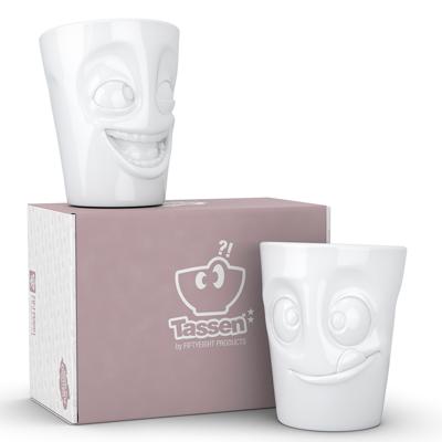 Кружка Tassen Набор кружек joking & tasty, 350 мл, белый, 2 шт. арт. T01.29.01