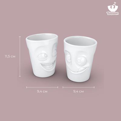 Кружка Tassen Набор кружек joking & tasty, 350 мл, белый, 2 шт. арт. T01.29.01