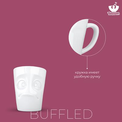 Остальные предметы Tassen Кружка buffled, 350 мл, белая арт. T01.84.01