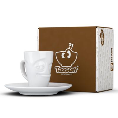 Кофейная пара Tassen Кофейная пара impish, 80 мл, белая арт. T02.11.01