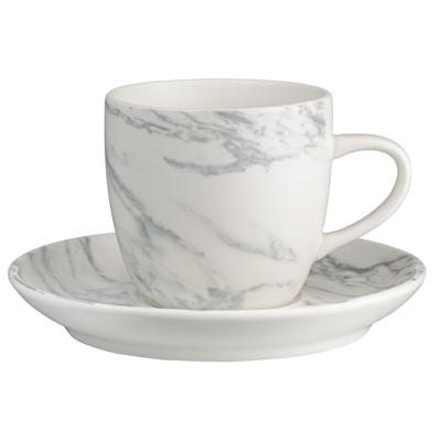 Набор ЯЯЯ Набор чайных пар marble, 250 мл, 2 шт. арт. LJ_RM_CU250