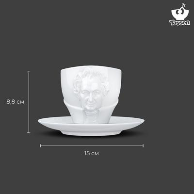 Чайная пара Tassen Чайная пара talent, goethe, 260 мл, белая арт. T80.11.01