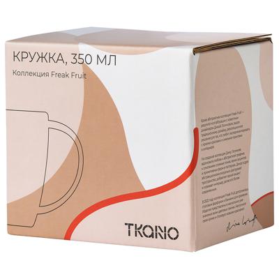 Кружка Tkano Кружка бежевого цвета с авторским принтом из коллекции freak fruit, 350мл арт. TK22-TW_CU0004