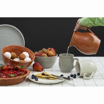Кружка ЯЯЯ Кружка in the village, 490 мл, светло-бежевая арт. GBP_LJ_CPITV_PRC_BG