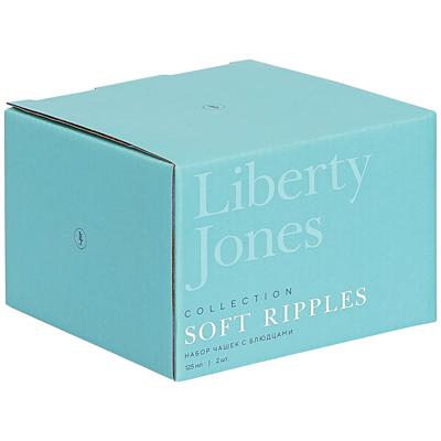 Чашка ЯЯЯ Набор чашек с блюдцами soft ripples, dual glazing, 125 мл, 2 шт. арт. LJ000010
