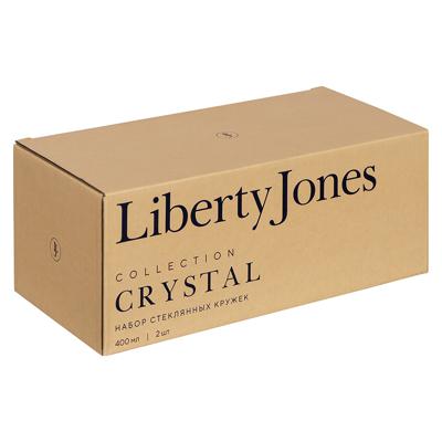 Кружка ЯЯЯ Набор стеклянных кружек crystal, 2 шт. арт. LJ0000126