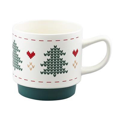 Кружка Tkano Набор из четырех кружек knitted tale из коллекции new year essential, 380 мл арт. TK25-NY_CU0001