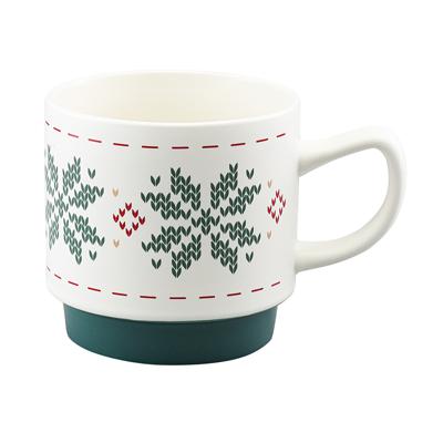 Кружка Tkano Набор из четырех кружек knitted tale из коллекции new year essential, 380 мл арт. TK25-NY_CU0001