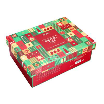 Кружка Tkano Набор из четырех кружек knitted tale из коллекции new year essential, 380 мл арт. TK25-NY_CU0001