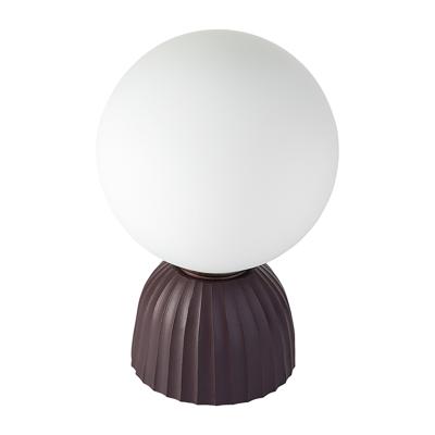 Лампа Bergenson Bjorn Лампа настольная texture moon, D20х29 см, вишневая арт. BB0000576
