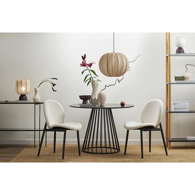 Лампа Bergenson Bjorn Лампа настольная texture rib, 27х39 см, вишневая/бежевая арт. BB0000572
