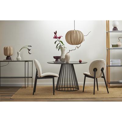 Лампа Bergenson Bjorn Лампа настольная texture rib, 27х39 см, вишневая/бежевая арт. BB0000572