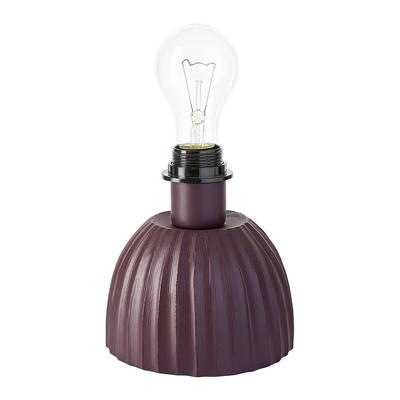 Лампа Bergenson Bjorn Лампа настольная texture rib, 27х39 см, вишневая/бежевая арт. BB0000572
