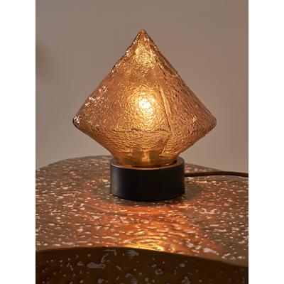 Лампа Bergenson Bjorn Светильник настольный frozen light, D20х23 см, янтарный арт. BB0000555
