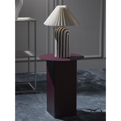 Лампа Bergenson Bjorn Светильник настольный stripel, D30х44 см, черный/белый арт. BB0000184
