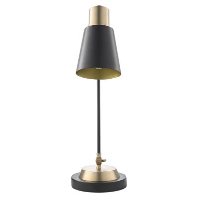 Лампа Bergenson Bjorn Лампа настольная pilwy, D21х65 см, золотистая/черная арт. BB0000434