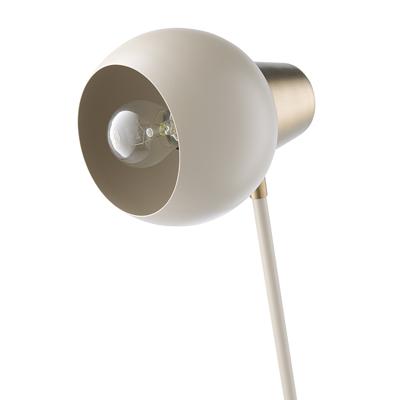 Лампа Bergenson Bjorn Лампа настольная rond, D18х60 см, бежевая арт. BB0000426