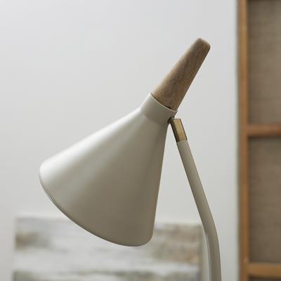 Лампа Bergenson Bjorn Лампа настольная thor, D21х58 см, бежевая арт. BB0000418