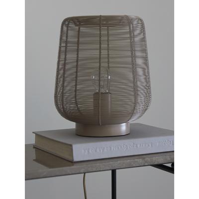 Лампа Bergenson Bjorn Лампа настольная vinger, D22х26 см, бежевая арт. BB0000712