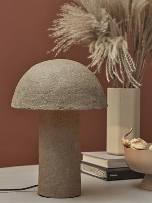Лампа Bergenson Bjorn Лампа настольная texture sleek, D32х42 см, бежевая арт. BB0000729