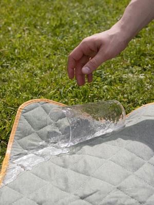 Аксессуар ЯЯЯ Плед для пикника и отдыха на пляже smart picnic, шалфей арт. SS0000318