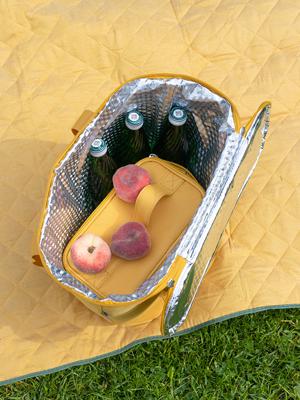 Аксессуар ЯЯЯ Термосумка для пикника smart picnic, m, горчичная арт. SS0000313