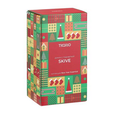 Декор Tkano Домик с подсветкой skive из коллекции new year essential, 16 см арт. TK25-NY_LH0011