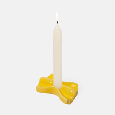 Декор Doiy Подсвечник dolce vita, 6,5х10х2,7 см, желтый арт. DYCAHDVF