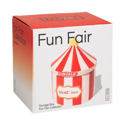 Остальные предметы Doiy Шкатулка funfair, 8,2х8,2х11,5 см арт. DYBOXFUN