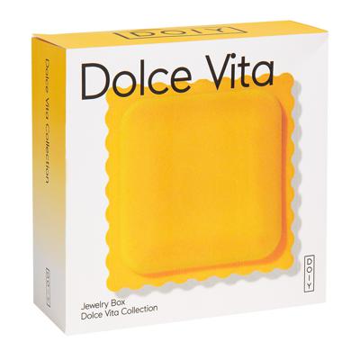 Остальные предметы Doiy Шкатулка для украшений dolce vita, ravioli, 13х13х6 см арт. DYBOXDVRA