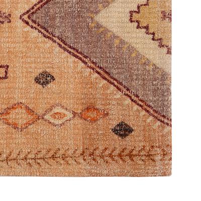 Ковер Tkano Ковер из хлопка с этническим орнаментом цвета лаванды из коллекции ethnic, 120х180 см арт. TK21-DR0001