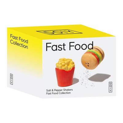 Набор посуды Doiy Набор из солонки и перечницы fast food, burger & f арт. DYSPEFFFB